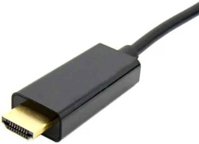 Alt view image 6 of 7 - Male DisplayPort DP to HDMI Male 1080P Video Cable 6ft 1.8m HDTV LCD with Audio