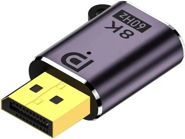 Alt view image 4 of 6 - DisplayPort 1.4 Male to Mini DP Female 8K 60hz Adapter Ultra-HD UHD 4K 144hz 7680*4320 for Video PC Laptop Monitor