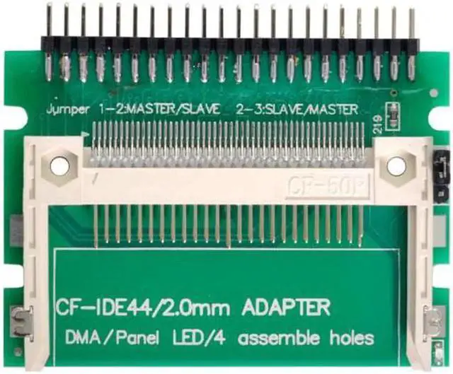 Alt view image 4 of 6 - Compact Flash Merory Card to Laptop 2.5" 44 Pins Male IDE Hard Disk Drive HDD SSD Adapter