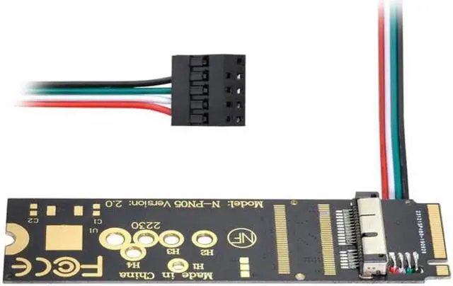 Alt view image 2 of 7 - BCM94360CD BCM94360CS BCM943602CS BCM94360CS2 WiFi Card to M.2 NGFF Key-M NVME SSD Adapter