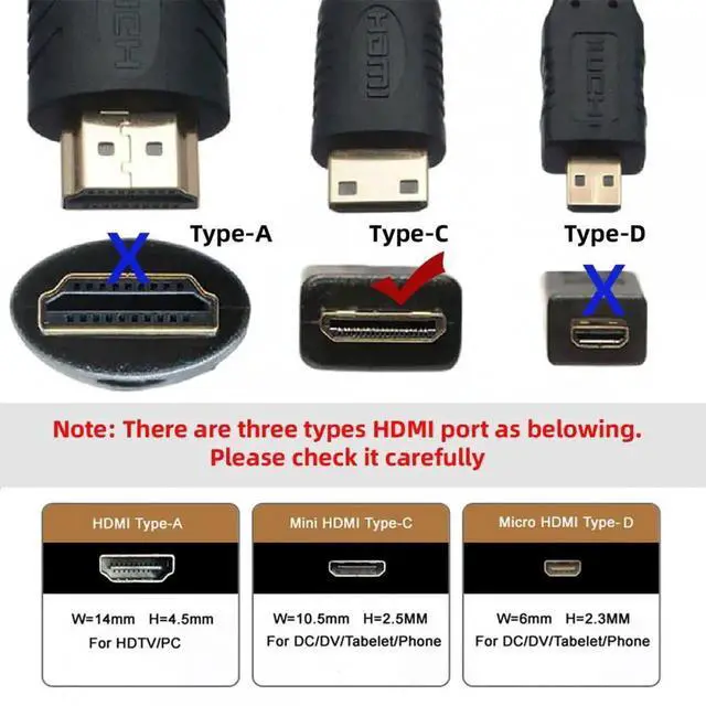 Alt view image 7 of 7 - Cable 2pcs/lot Up & Down Micro HDMI 1.4 Male Type-D to HDMI Female Port Saver 360 Degree Opposite U Shape Back Angled Extension Adapter