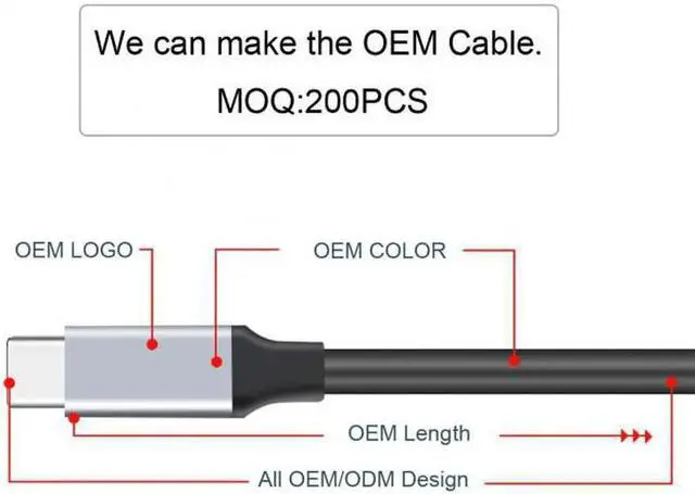 Alt view image 6 of 7 - USB-C USB 3.1 Type-C Male to Female Extension Data Cable 10Gbps 100W with Sleeve for Laptop Phone 1.5"feet