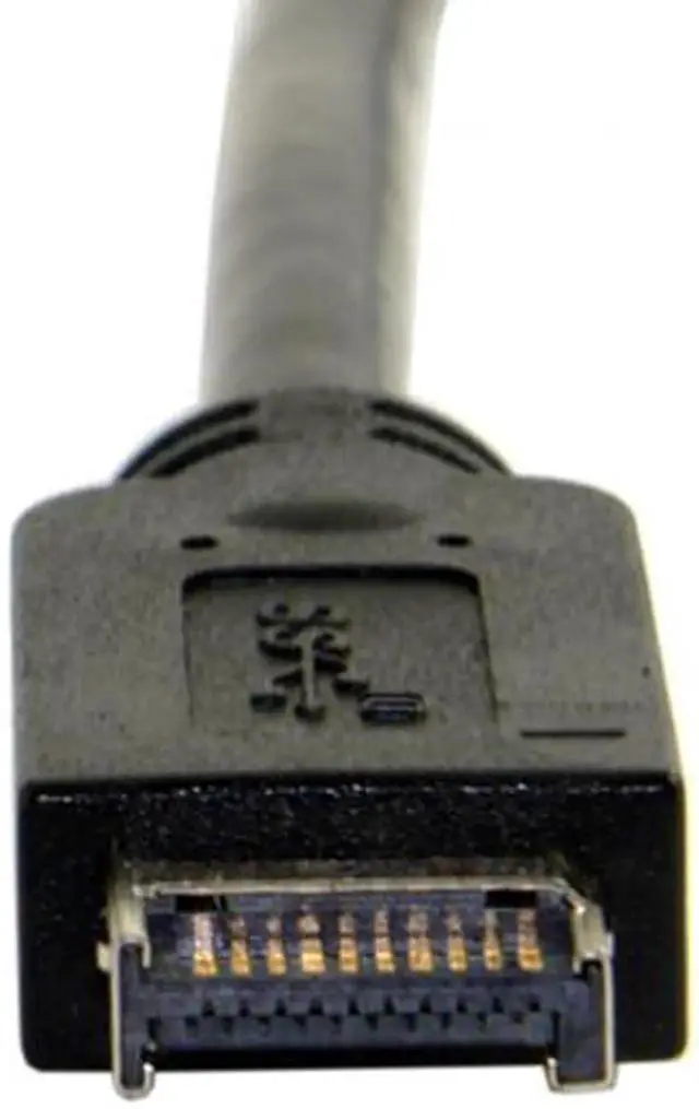 Alt view image 2 of 7 - USB 3.1 Front Panel Header to USB-C Type-C Female Extension Cable 40cm with Panel Mount Screw UC-037