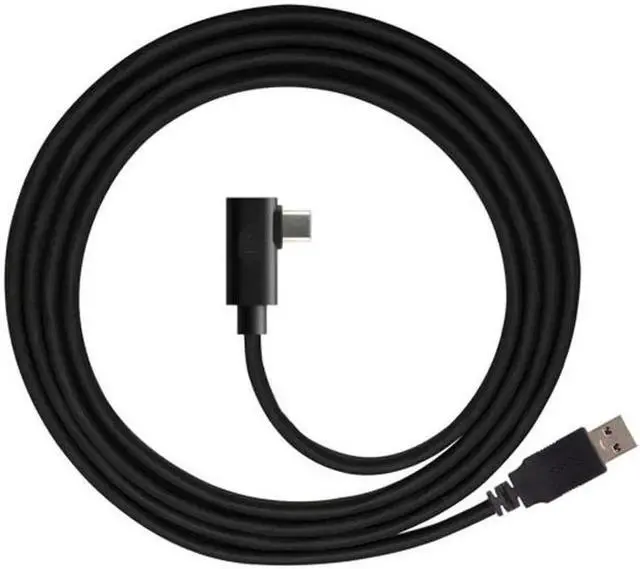 Alt view image 6 of 7 - Fit for Oculus Link VR USB 3.1 Type-C Left Right Angled Type to Standard USB3.0 Data Cable