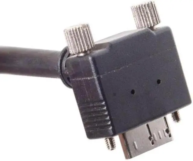 Alt view image 4 of 7 - 1.2m 90 Degree Down Angled Micro USB Screw Mount to 3.0 Data Cable for Industrial Camera