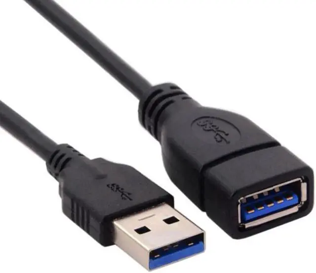 Alt view image 3 of 5 - USB 3.0 Type-A Male to USB 3.0 Type-A Female Extension Cable 20cm 5Gbps U3-026