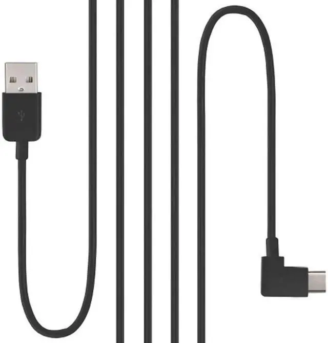 Alt view image 2 of 4 - 100cm Right Angled USB 3.1 Type C USB-C to USB 2.0 Cable 90 Degree Connector for Tablet & Mobile Phone UC-011-BK-1.0M