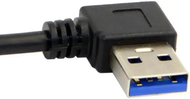 Alt view image 2 of 5 - Reversible USB 3.1 USB-C Angled to 90 Degree Right Angled USB 3.0 Cable for Macbook & Tablet & Mobile Phone UC-349-RI