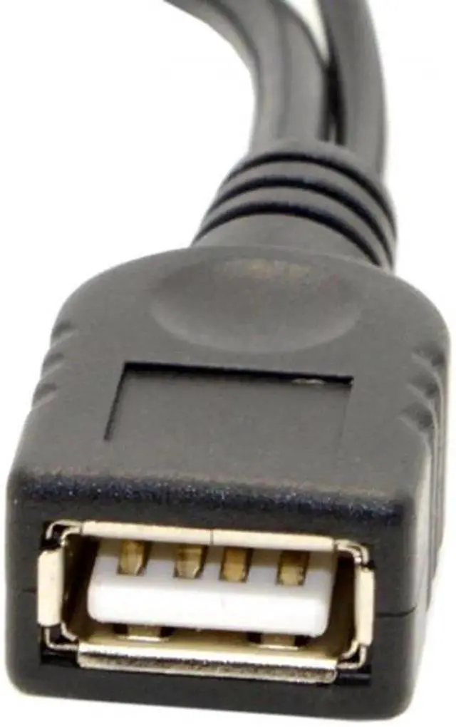 Alt view image 2 of 5 - USB-C Type-C USB 3.1 to USB 2.0 Female OTG Data Cable with Power for Cell Phone & Tablet & Laptop & Macbook Pro UC-001-BK