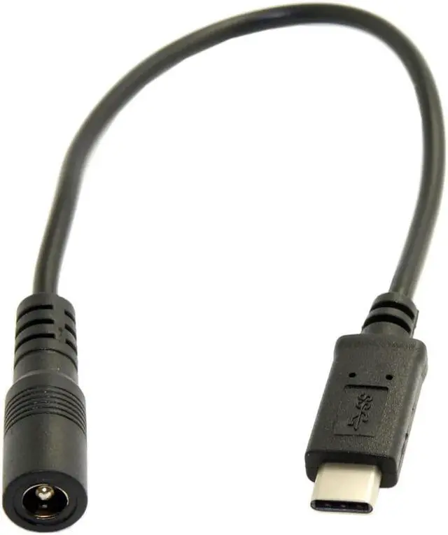 Alt view image 3 of 5 - USB 3.1 Type C USB-C to DC 5V 5.5*2.5mm Power Jack Extension Charge Cable for Cell Phone Tablet UC-233