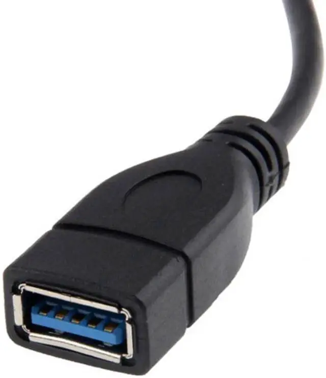 Alt view image 2 of 5 - Up Angled USB 3.0 Type-A Male to USB 3.0 Type-A Female Extension Cable 20cm 5Gbps 90 Degree U3-036-UP