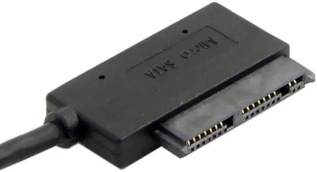 Alt view image 3 of 4 - USB 3.0 to Micro SATA 7+9 16 Pin 1.8" 90 Degree Angled Hard Disk Driver SSD Adapter Cable 10cm U3-382