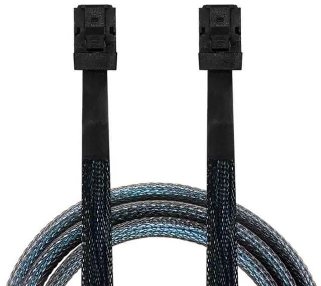 Alt view image 3 of 5 - MiNI SAS HD SFF-8643 to SAS HD 864336P 41 Server Internal High-Speed Connection Cable 1m