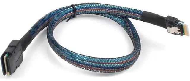 Alt view image 4 of 5 - MINl SAS 8087 to SLIM SAS 8654 41 Server Internal High-Speed Connection Cable