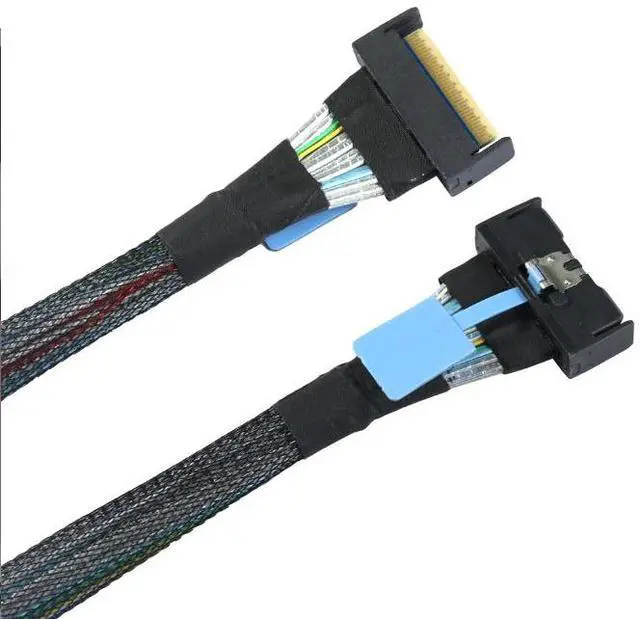 Alt view image 4 of 5 - Slimline SAS MCIO SFF-8654 81 5.0 74P PCIE to MCIO 8654 connection cable