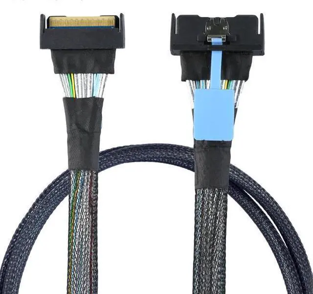 Main image of Slimline SAS MCIO SFF-8654 81 5.0 74P PCIE to MCIO 8654 connection cable