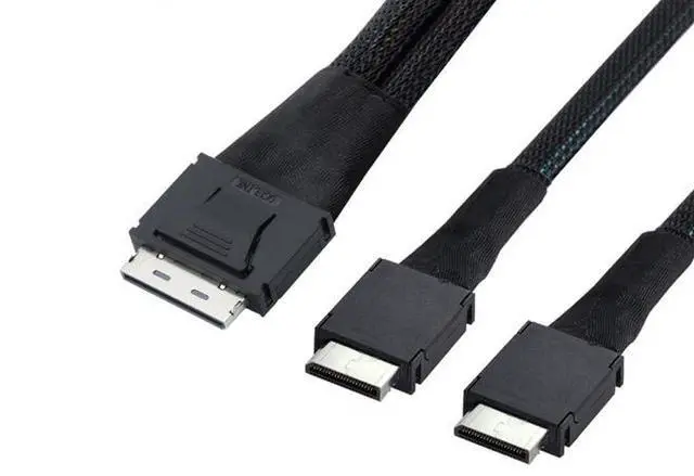 Alt view image 4 of 5 - PCIE Oculink SAS SFF-861181-to-2 SFF 86l1 41 server data cables