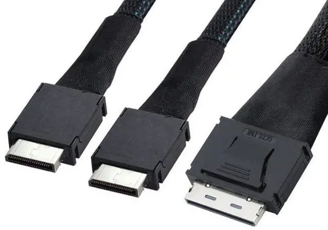 Alt view image 5 of 5 - PCIE Oculink SAS SFF-861181-to-2 SFF 86l1 41 server data cables