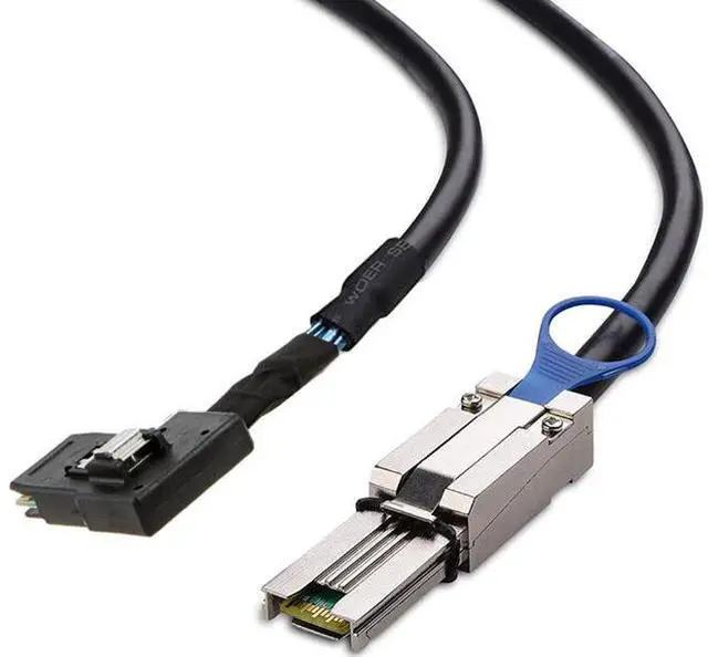 Main image of SAS 8087 right-angle turn to SAS HD SFF-8088 serverinternal and external high-speed connection cable assembly