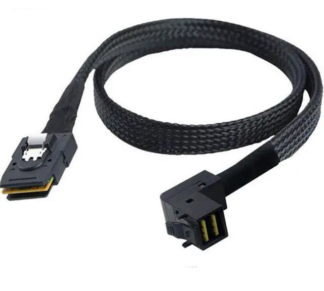 Alt view image 3 of 5 - SAS HD 864390-degree to SAS SFF-8087 server internal high-speed connection cable
2024
