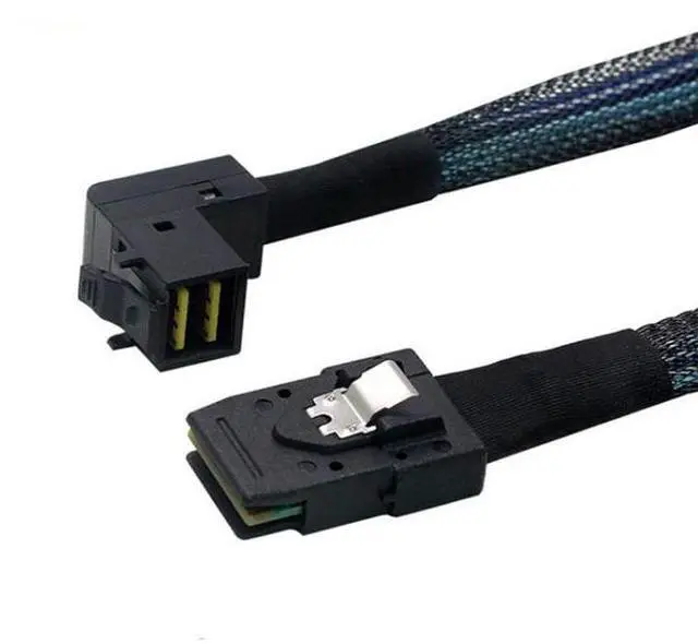Alt view image 4 of 5 - SAS HD 864390-degree to SAS SFF-8087 server internal high-speed connection cable
2024