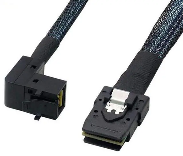 Alt view image 5 of 5 - SAS HD 864390-degree to SAS SFF-8087 server internal high-speed connection cable
2024