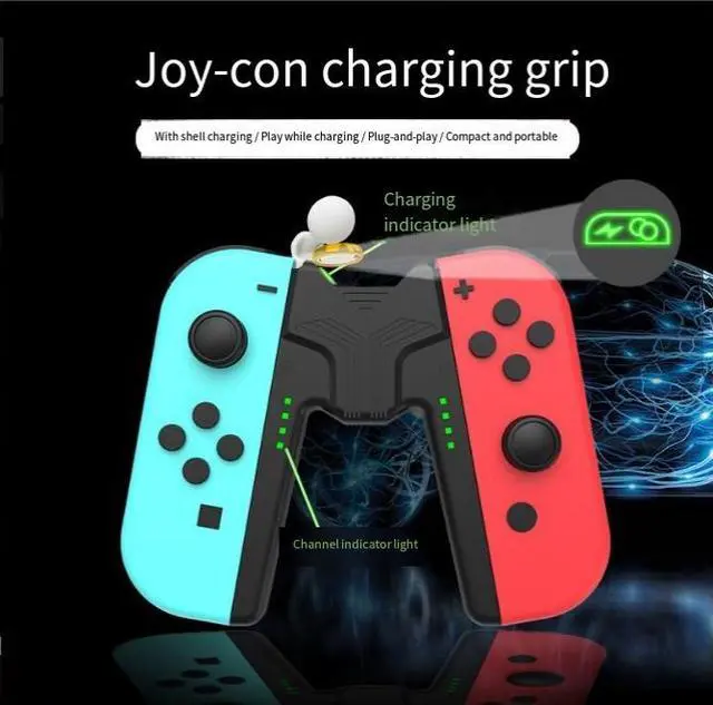 Main image of New Nintendo Switch OLED Joy-Con controller charginggrip- NS leftand righthand controller handle accessories