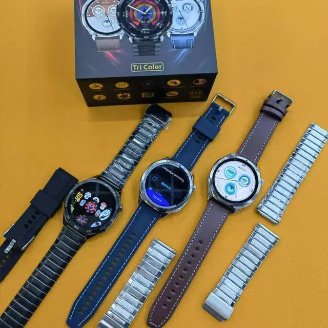 Main image of Round-shaped new S5pro wireless magnetic charging Bluetooth calling sports smartwatch with heart rate and uric acid monitoring function