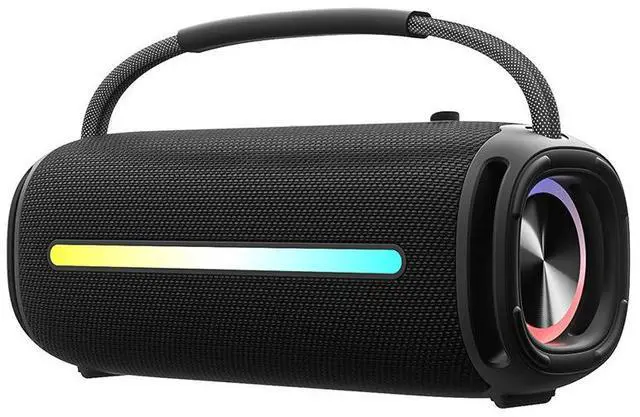 Alt view image 3 of 4 - Wireless Bluetooth speaker with LED colorful melody lights, portable, outdoor, waterproof, with powerful bass Bluetooth audio system