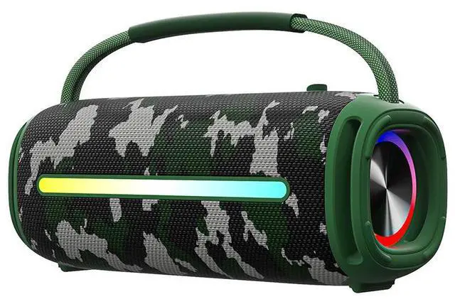 Main image of Wireless Bluetooth speaker with LED colorful melody lights, portable, outdoor, waterproof, with powerful bass Bluetooth audio system