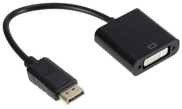 Alt view image 4 of 5 - Displayport to DVI adapter DP to DVI adapter cable DP to DVI computer adapter manufacturer