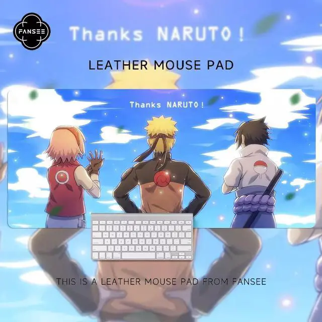 Main image of JVFYI Naruto Super Large anime 2D Uzumaki Naruto dormitory computer desk mouse pad 35.43x15.75 inches 6