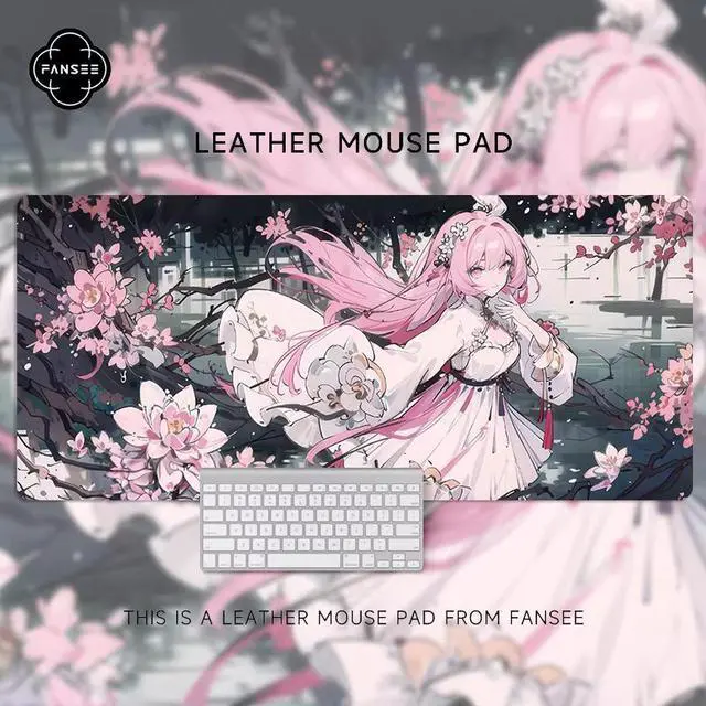 Main image of JVFYI Alicia Mouse Pad - Extra Large Anime 2D Dormitory Computer Desk Workstation Office Desk Anti-Slip and Stain-Resistant - 35.43 x 15.75 inches 6