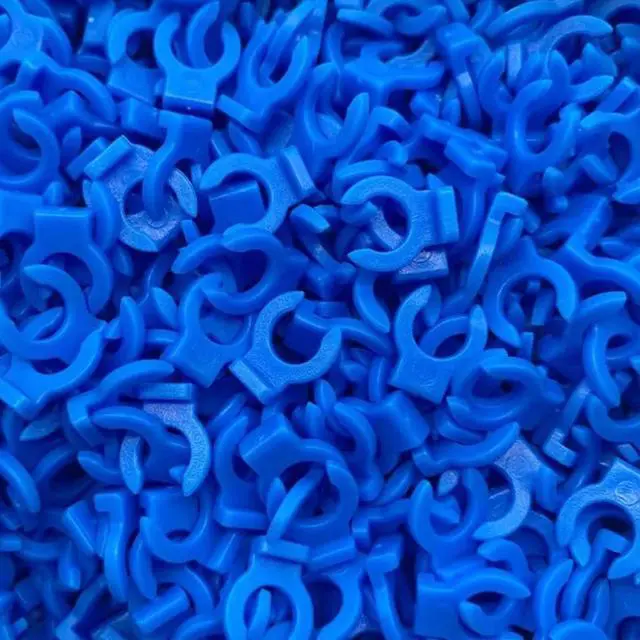 Alt view image 5 of 5 - JVFYI 3D printer DIY accessory pc4-01 pc4-m6 pneumatic connector with blue snap-on cover, 4mm Teflon tube fixation