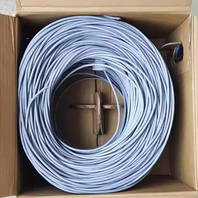 Alt view image 3 of 5 - SHIP Yizhou Original Genuine Cat5e Gigabit Network Cable D135-G Enhanced Cat5e Network Cable 0.5mm Gray (305m)