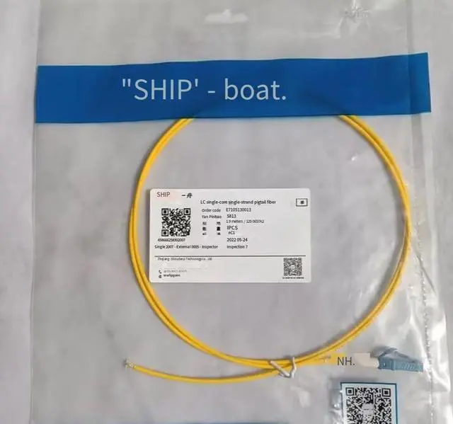 Alt view image 5 of 7 - Yizhou single-mode single-core dual-core optical fiber patch cord, multi-mode 10-gigabit tail fiber, SC/FC dual-core single-mode optical fiber patch cord, S948 10m