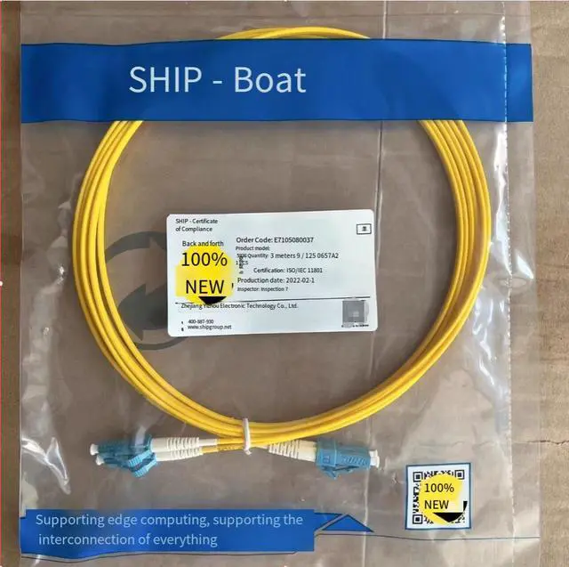 Alt view image 4 of 7 - Yizhou single-mode single-core dual-core optical fiber patch cord, multi-mode 10-gigabit tail fiber, SC/FC dual-core single-mode optical fiber patch cord, S948 10m