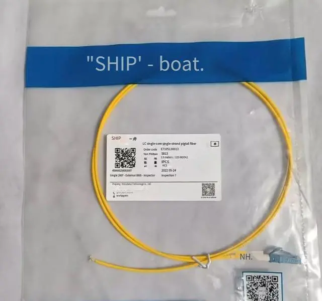 Alt view image 5 of 7 - Yizhou single-mode single-core dual-core optical fiber patch cord, multi-mode 10-gigabit tail fiber, SC single-core single-mode OS2 tail fiber, S812 1m