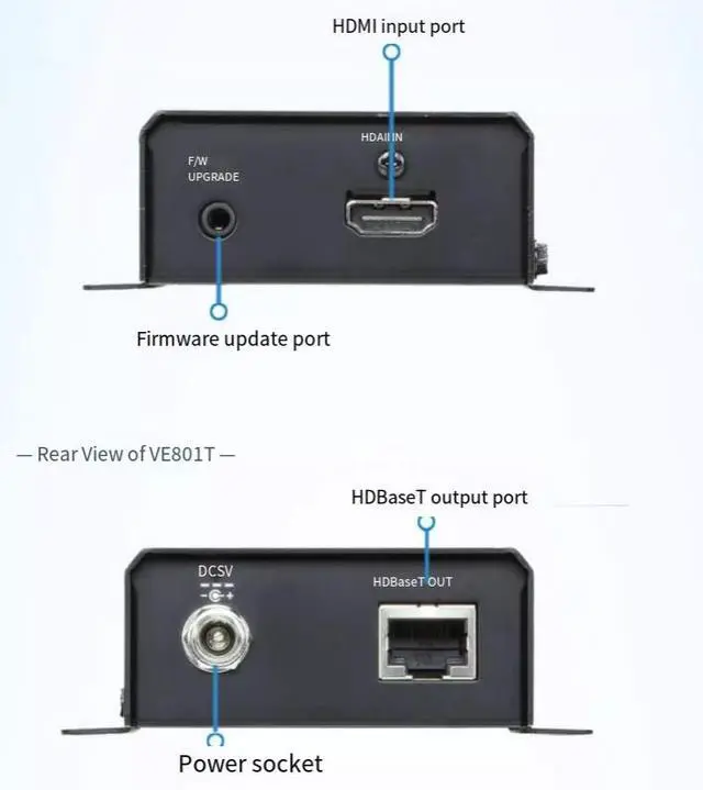 Alt view image 5 of 5 - ATEN HongZheng HDMI HDBaseT-Lite Audio-Visual Extender Transmitter VE801T