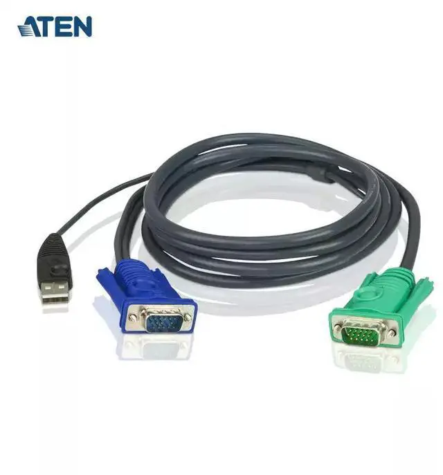 Main image of ATEN 2L-5205U USB interface switcher connection cable + 3-in-1 SPHD computer end connector 5 meters