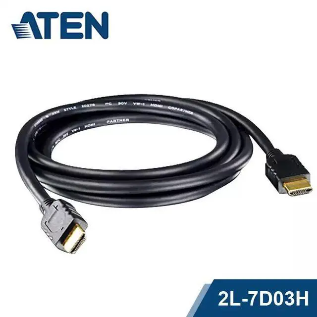 Main image of ATEN 0.3-meter HDMI High-Speed Cable Version 2.0 With Ethernet Function 2L-7DA3H-AZ