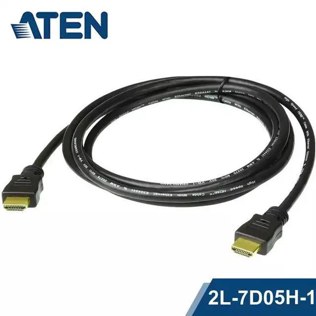 Main image of ATEN 2L-7D05H-1AZ 5-meter HDMI cable HDMI19M-HD19M gold 2.0 version