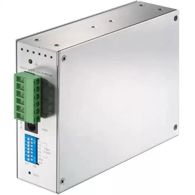 Alt view image 3 of 7 - TP-LINK industrial-grade switch - 100Mbps/1000Mbps rail-mounted wide-temperature wall-mounted POE-powered monitoring network splitter (power supply needs to be purchased separately)