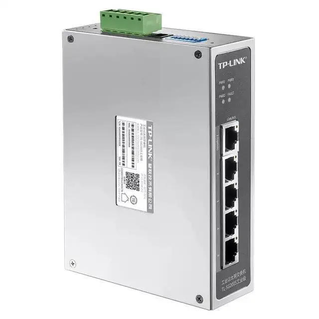 Alt view image 4 of 7 - TP-LINK industrial-grade switch - 100Mbps/1000Mbps rail-mounted wide-temperature wall-mounted POE-powered monitoring network splitter (power supply needs to be purchased separately)