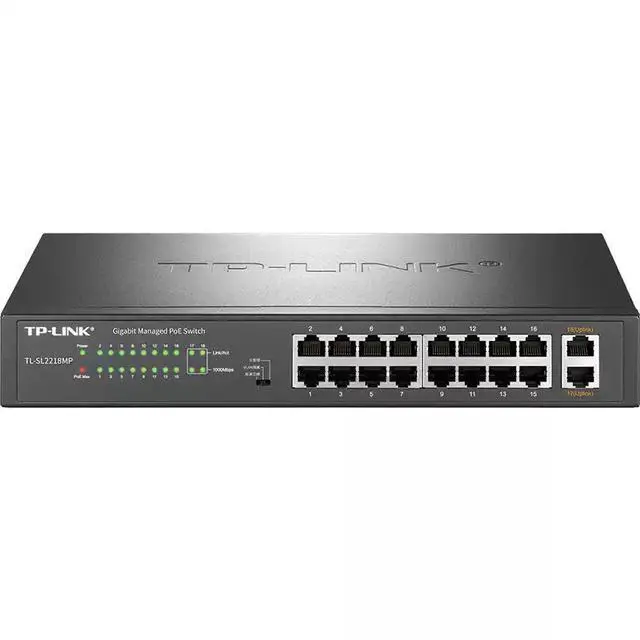 Alt view image 3 of 6 - TP-LINK Gigabit Backbone 8-port 100Mbps PoE Switch - Metal Case - Home Monitoring Network Hub and Splitter - TL-SL1210LP
