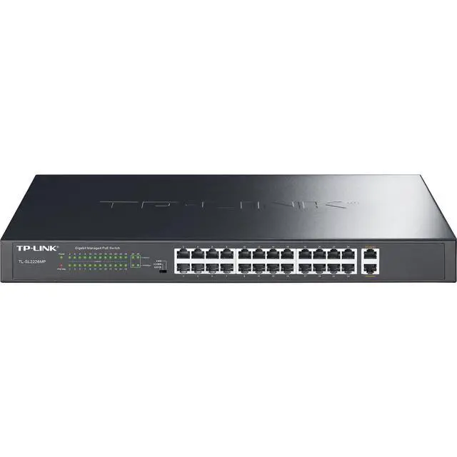 Alt view image 6 of 6 - TP-LINK Gigabit Backbone 8-port 100Mbps PoE Switch - Metal Case - Home Monitoring Network Hub and Splitter - TL-SL1210LP TL-SL2226MP