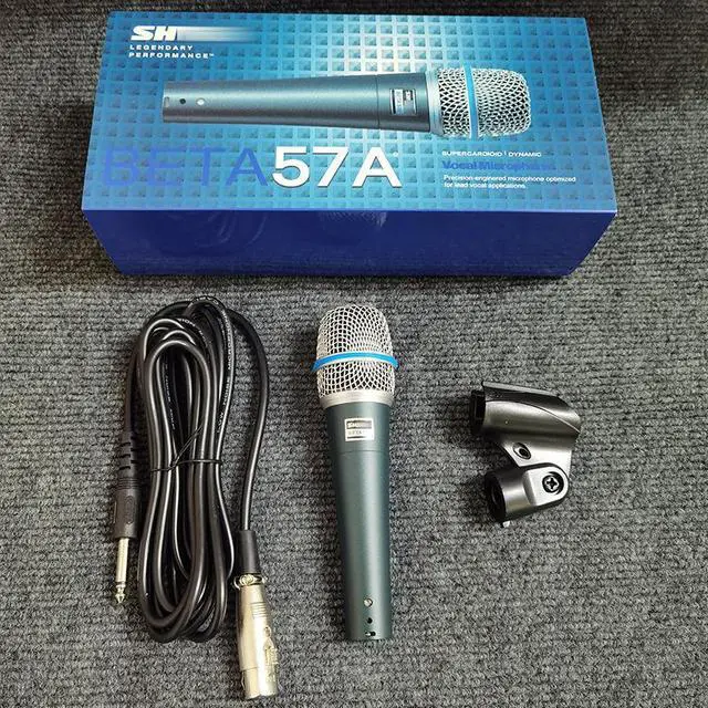 Alt view image 2 of 5 - Wired moving-coil microphone BETA57A for stage performances, KTV live broadcasts, main singer and backing vocalist handheld microphones