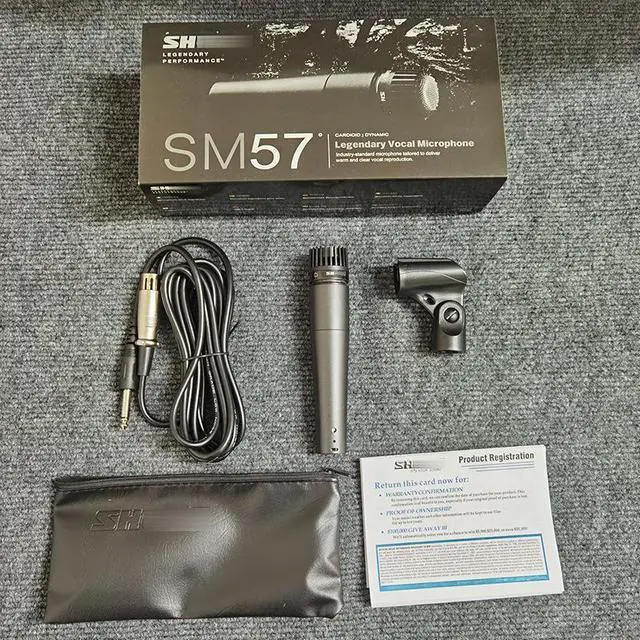 Alt view image 2 of 5 - Wireless dynamic microphone SM57 - Home use, KTV, outdoor stage performance, instrument pickup microphone