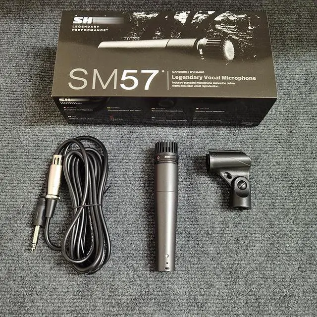 Alt view image 5 of 5 - Wireless dynamic microphone SM57 - Home use, KTV, outdoor stage performance, instrument pickup microphone
