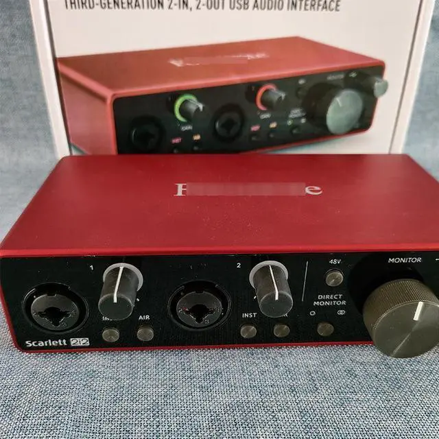 Alt view image 2 of 5 - Scarlett 2i2 professional computer external sound card for live recording of USB instruments and music arrangement